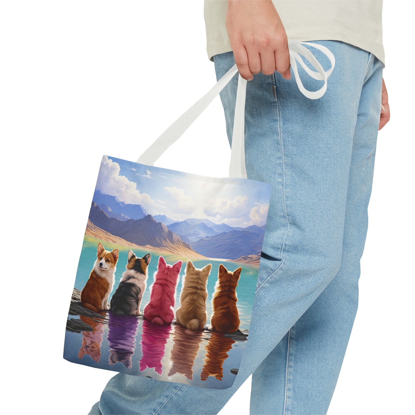 Corgi Lake - Tote Bag