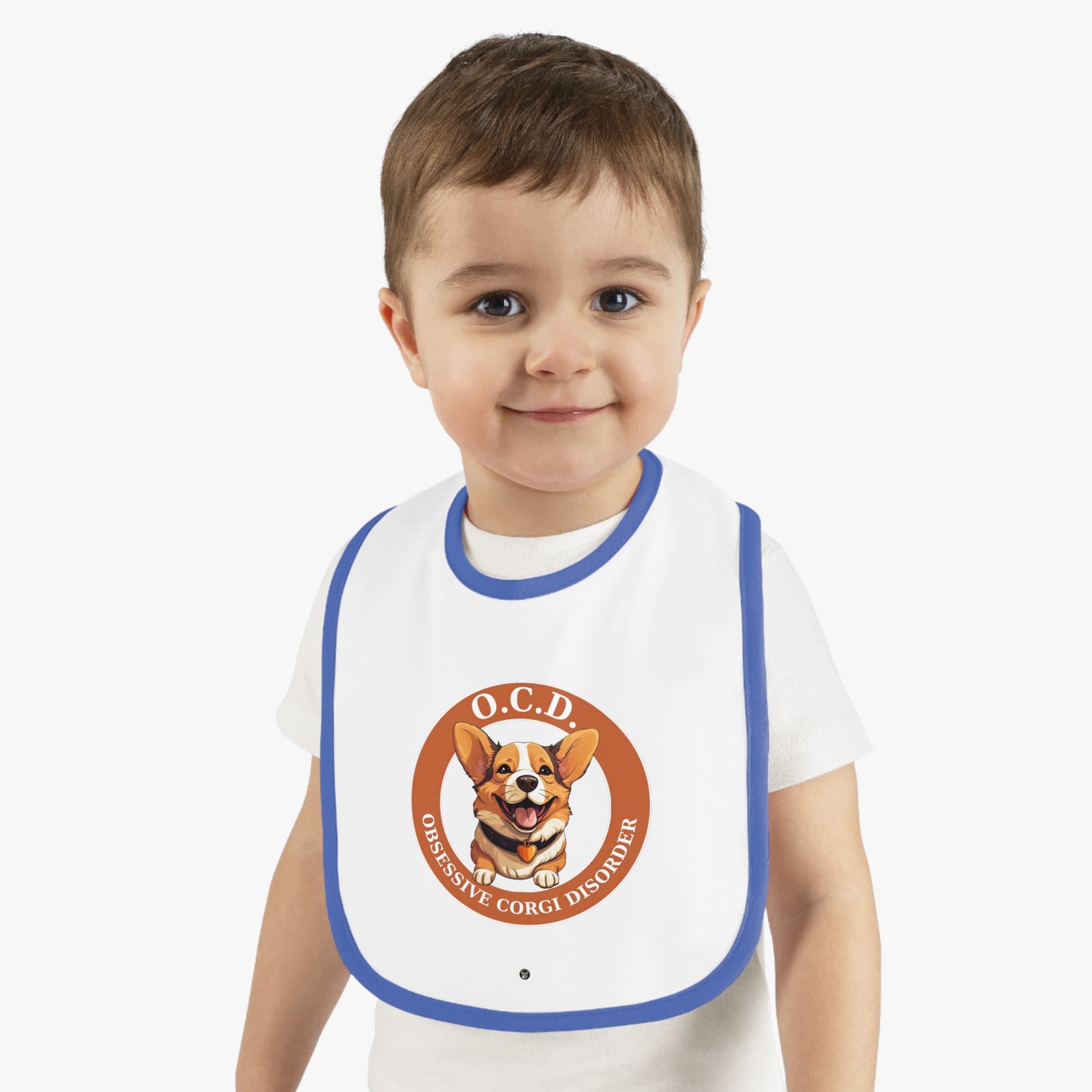 O.C.D. Obsessive Corgi Disorder - Baby Bib