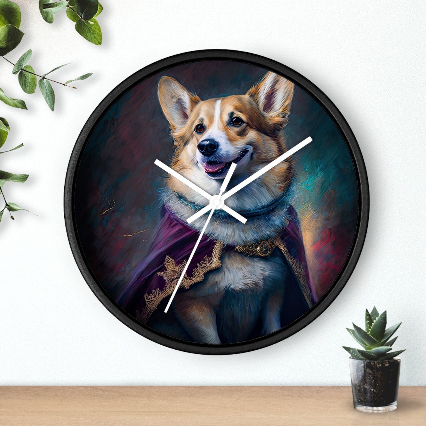 Corgi Royalty - Wall Clock