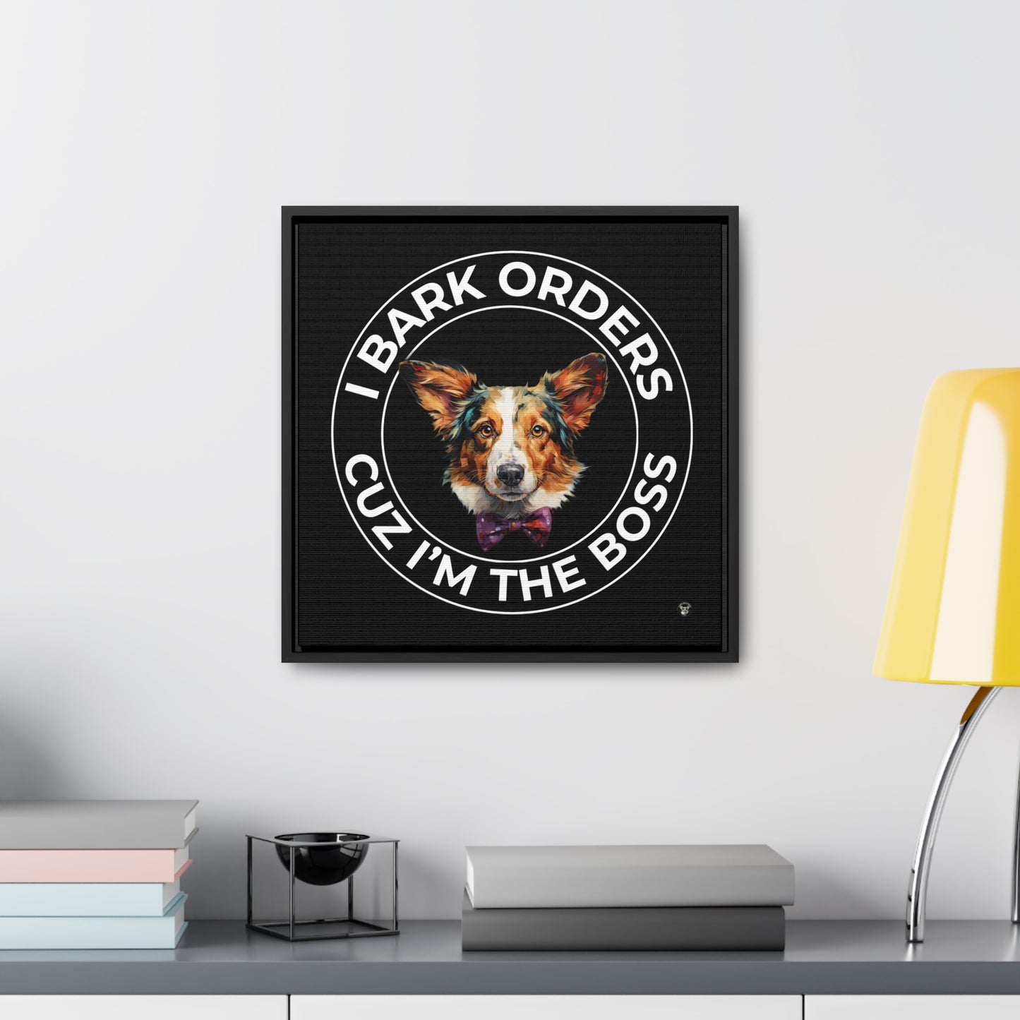 The Boss - Framed on Canvas