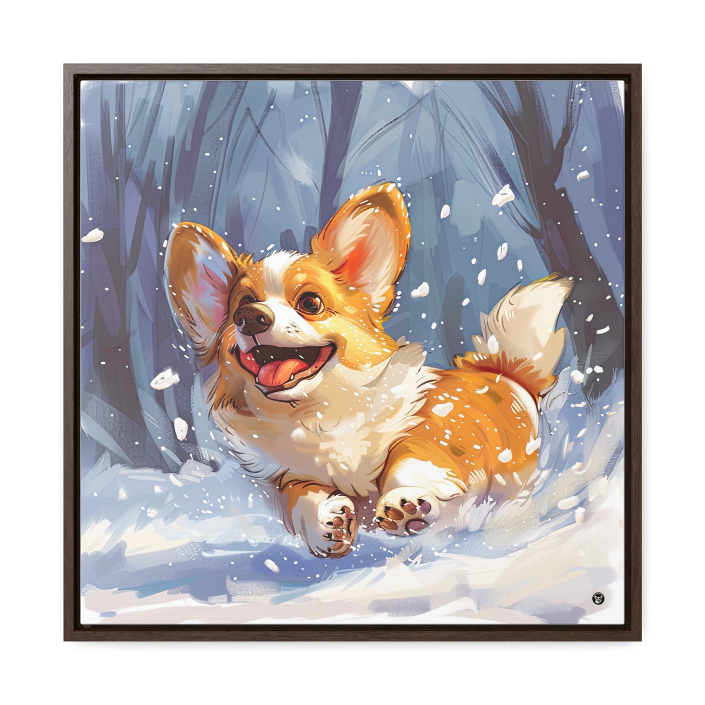 Winter Fun - Framed on Canvas
