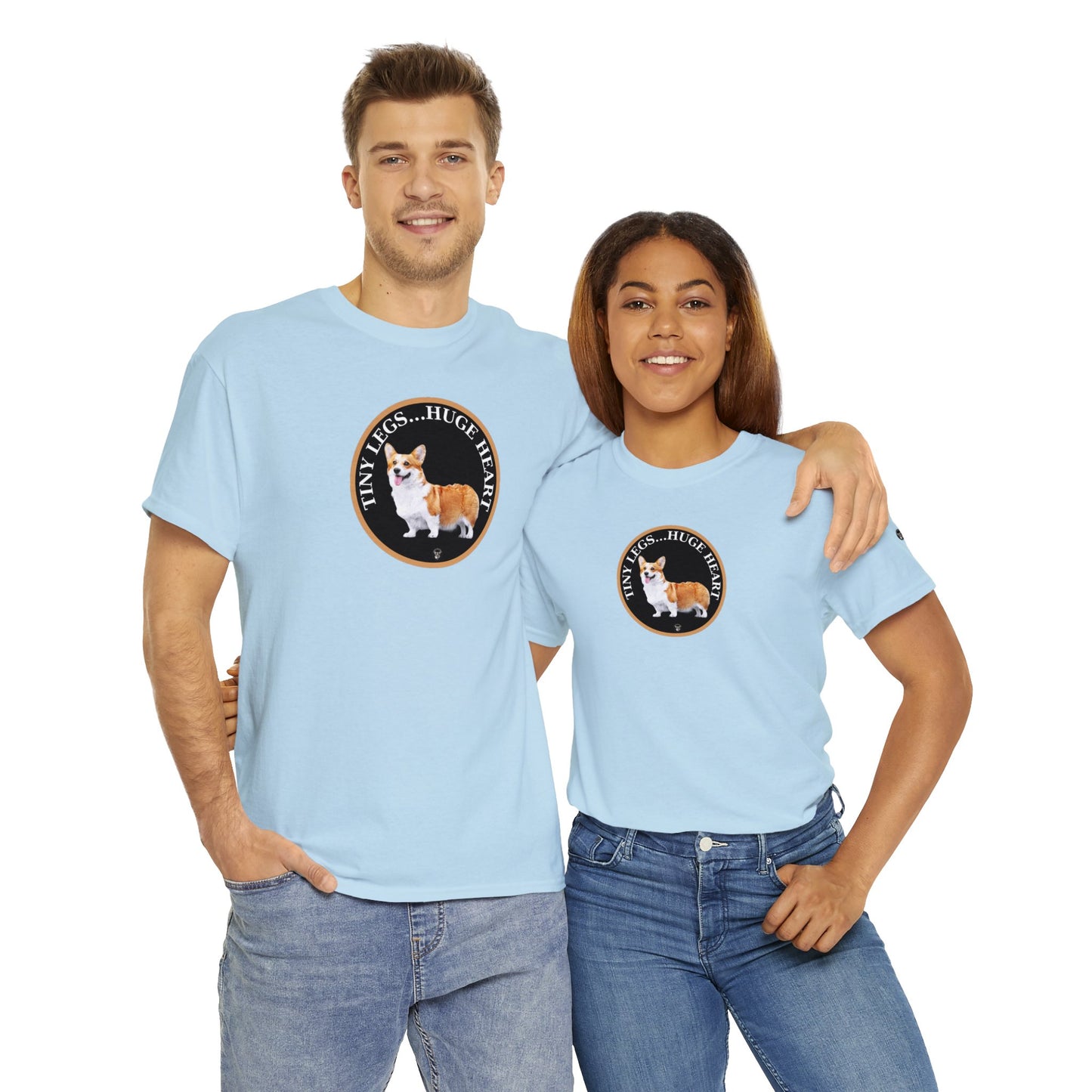 Tiny Legs...Huge Heart - Unisex Heavy Cotton Tee