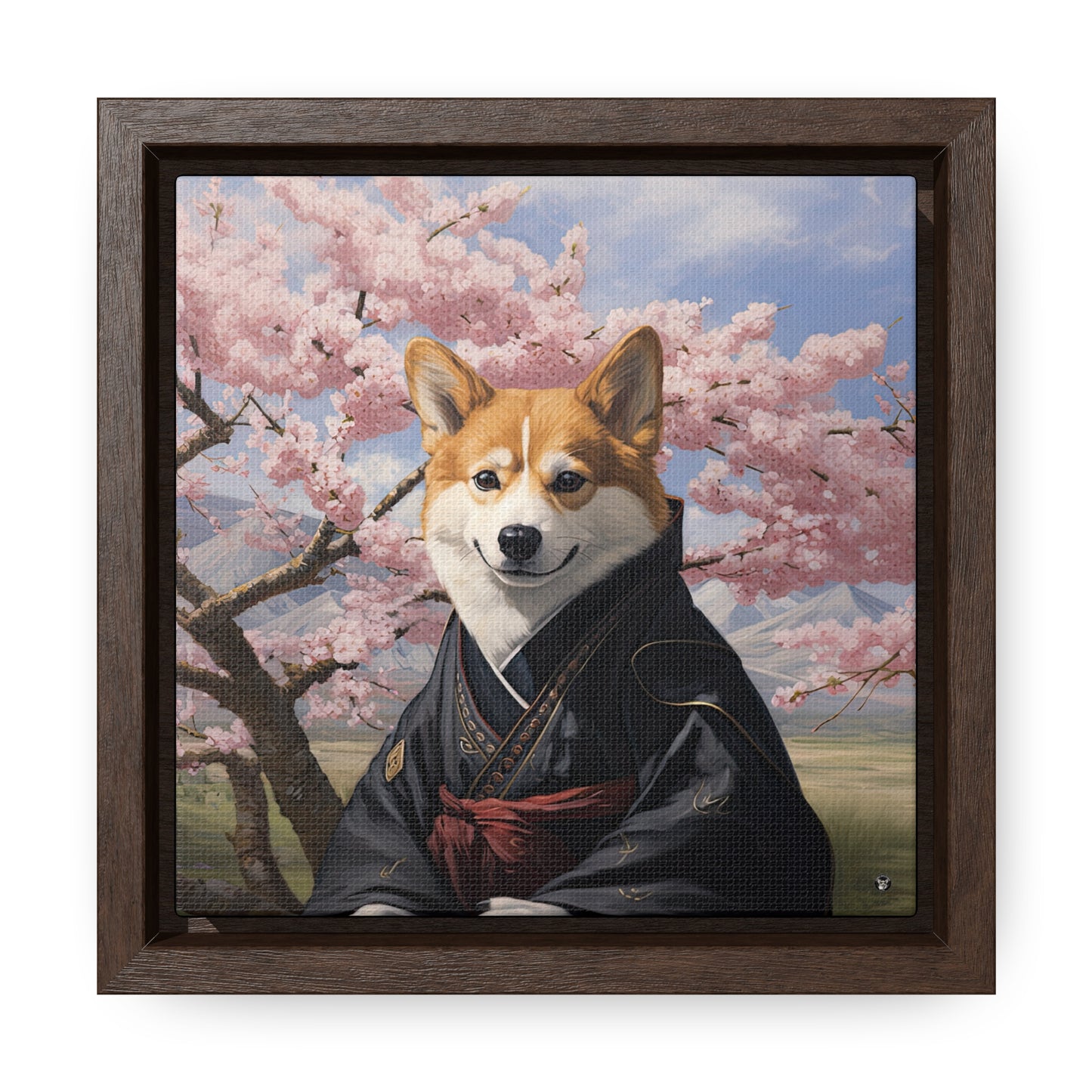 Zendog - Framed on Canvas