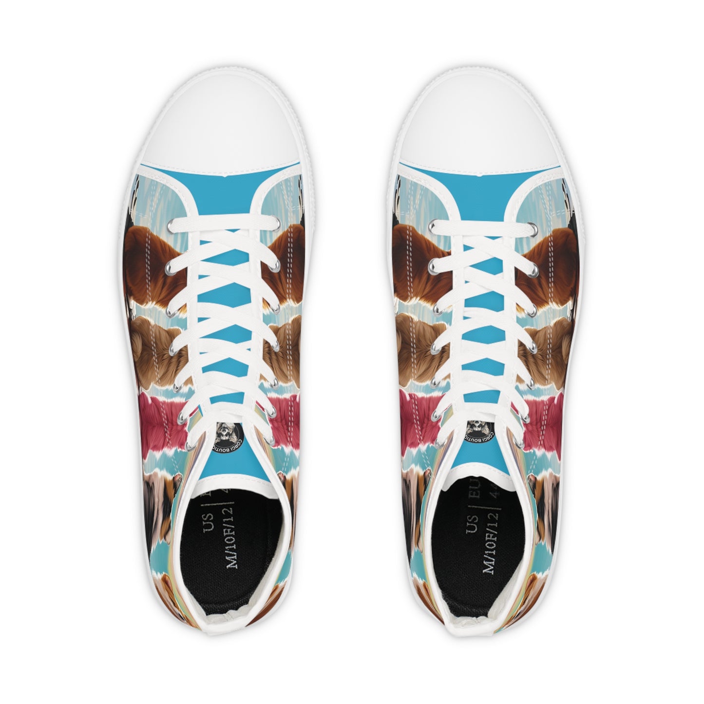 Corgi Lake - Men's High Top Sneakers