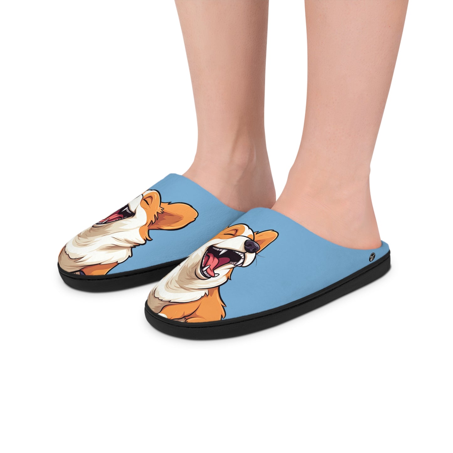 Comical Corgi Women's Slippers