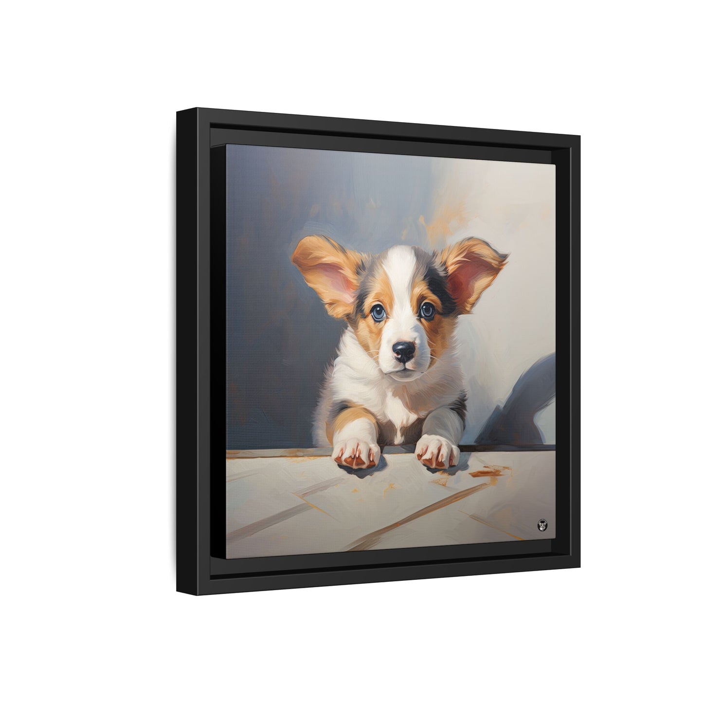 Puppy Portrait on Canvas