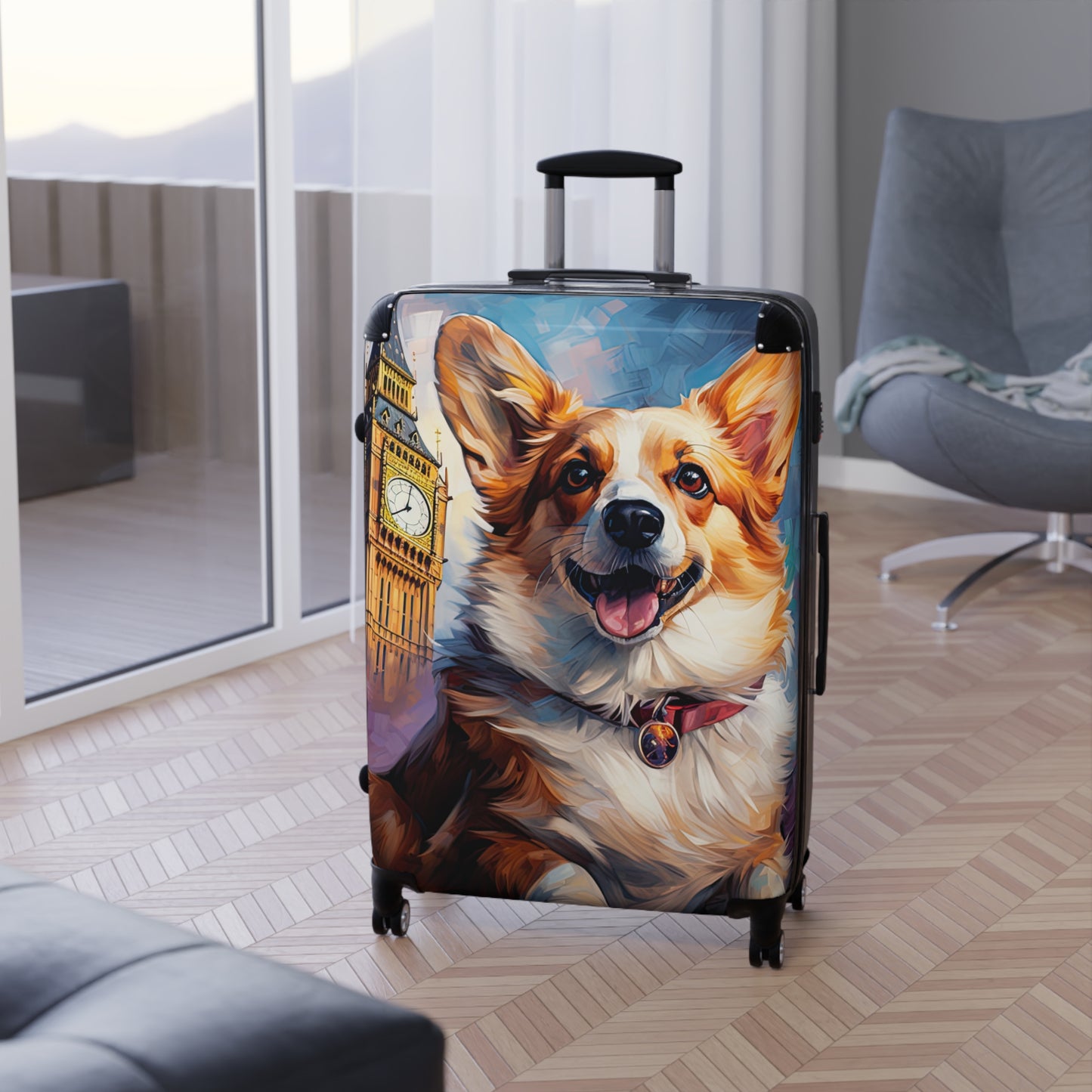 Corgi and Ben - Suitcase