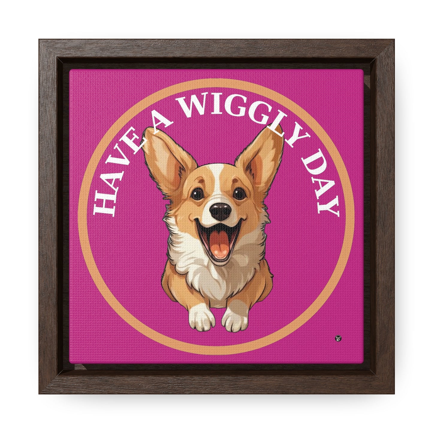 Have a Wiggly Day - Framed on Canvas