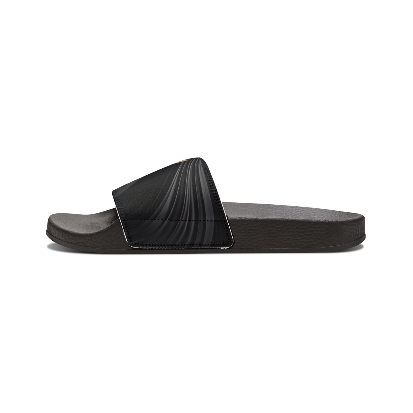 Samurai Corgi on a Black Wave Women's Casual Slide Sandals - Pool & Beach Slides