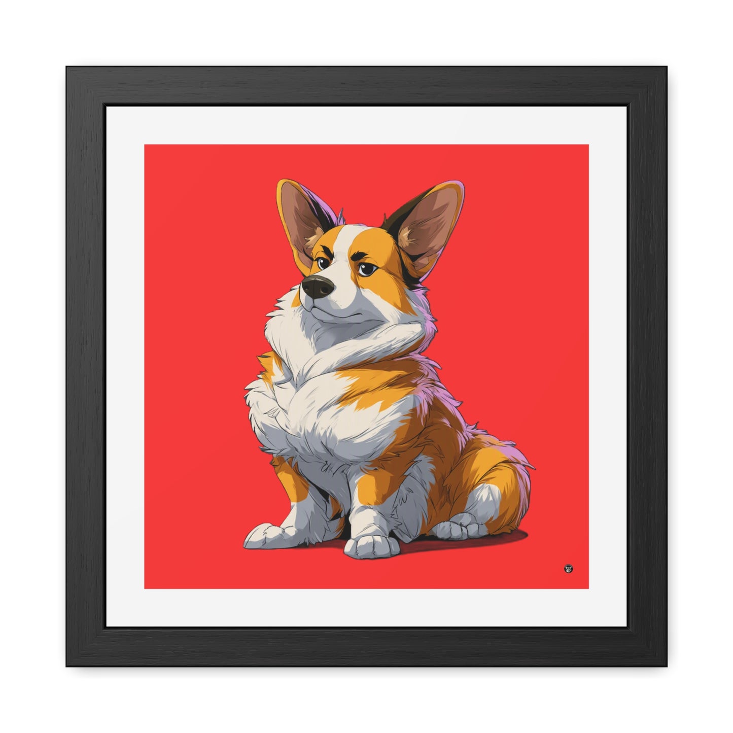 Boss Dog Framed Print