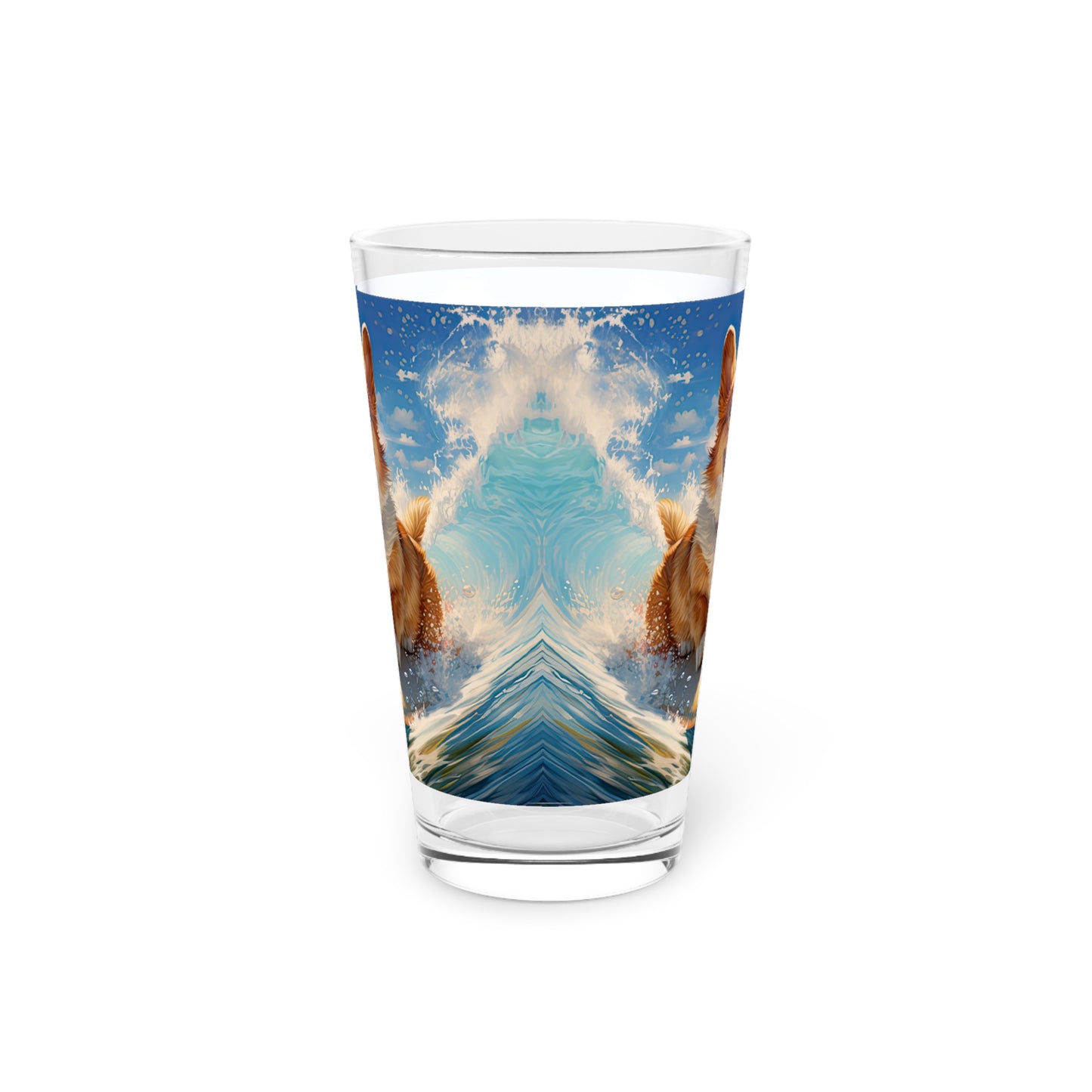 Cowabunga Corgi - Pint Glass