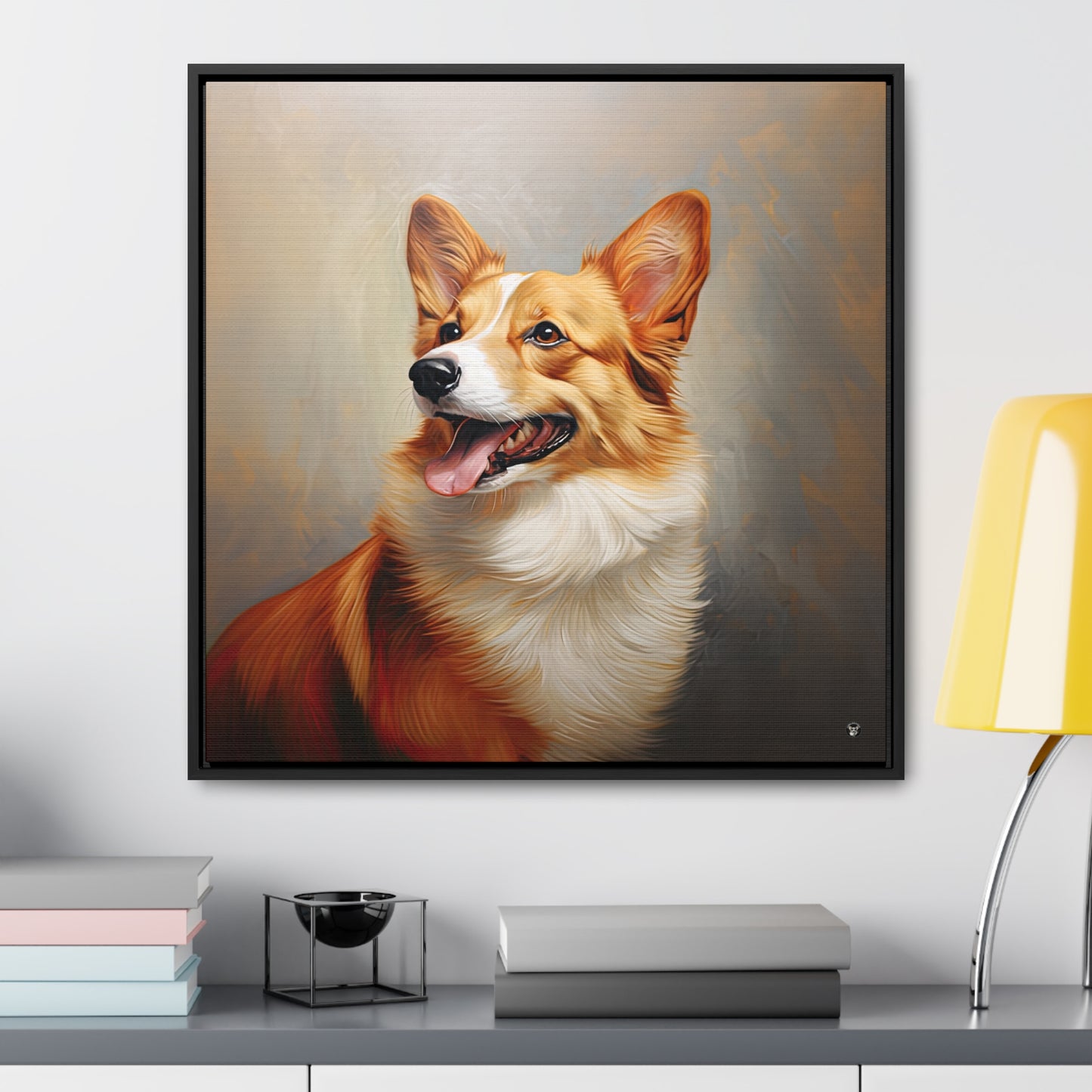 Pembroke Portrait - Framed on Canvas