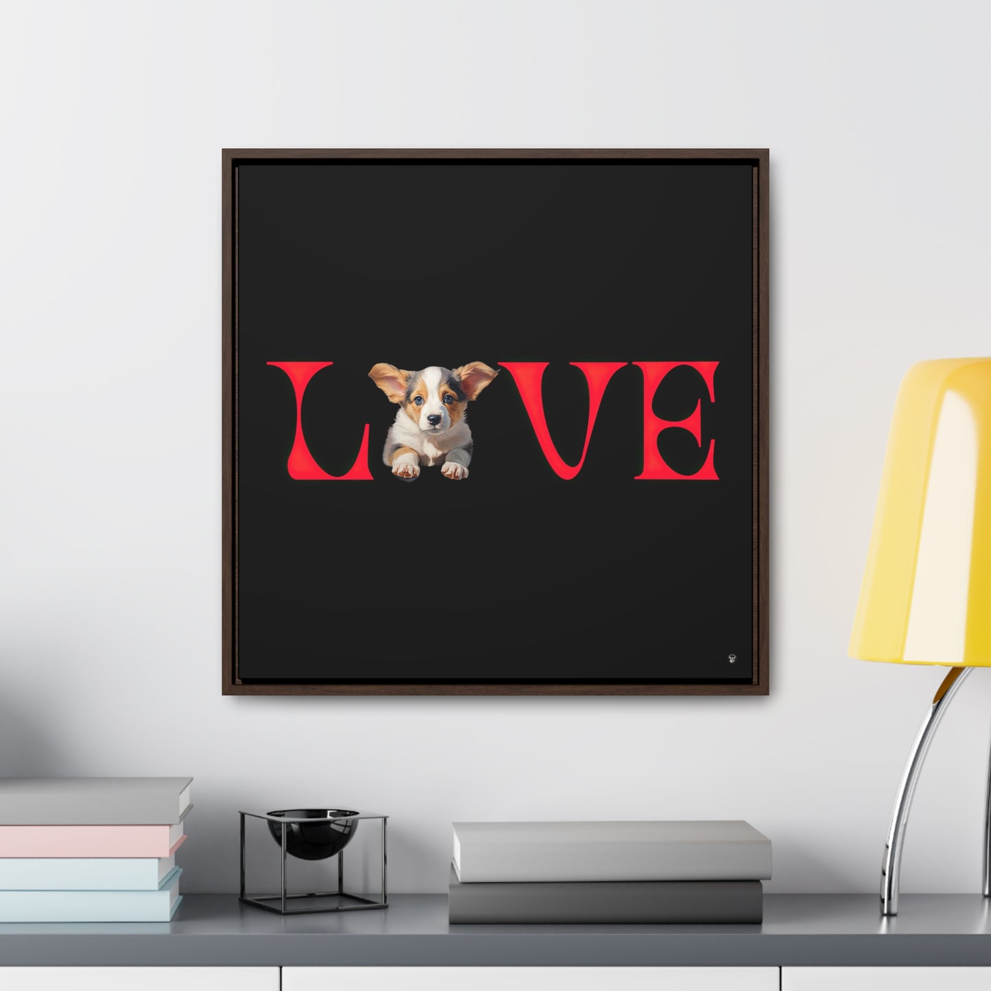 LOVE - Framed on Canvas