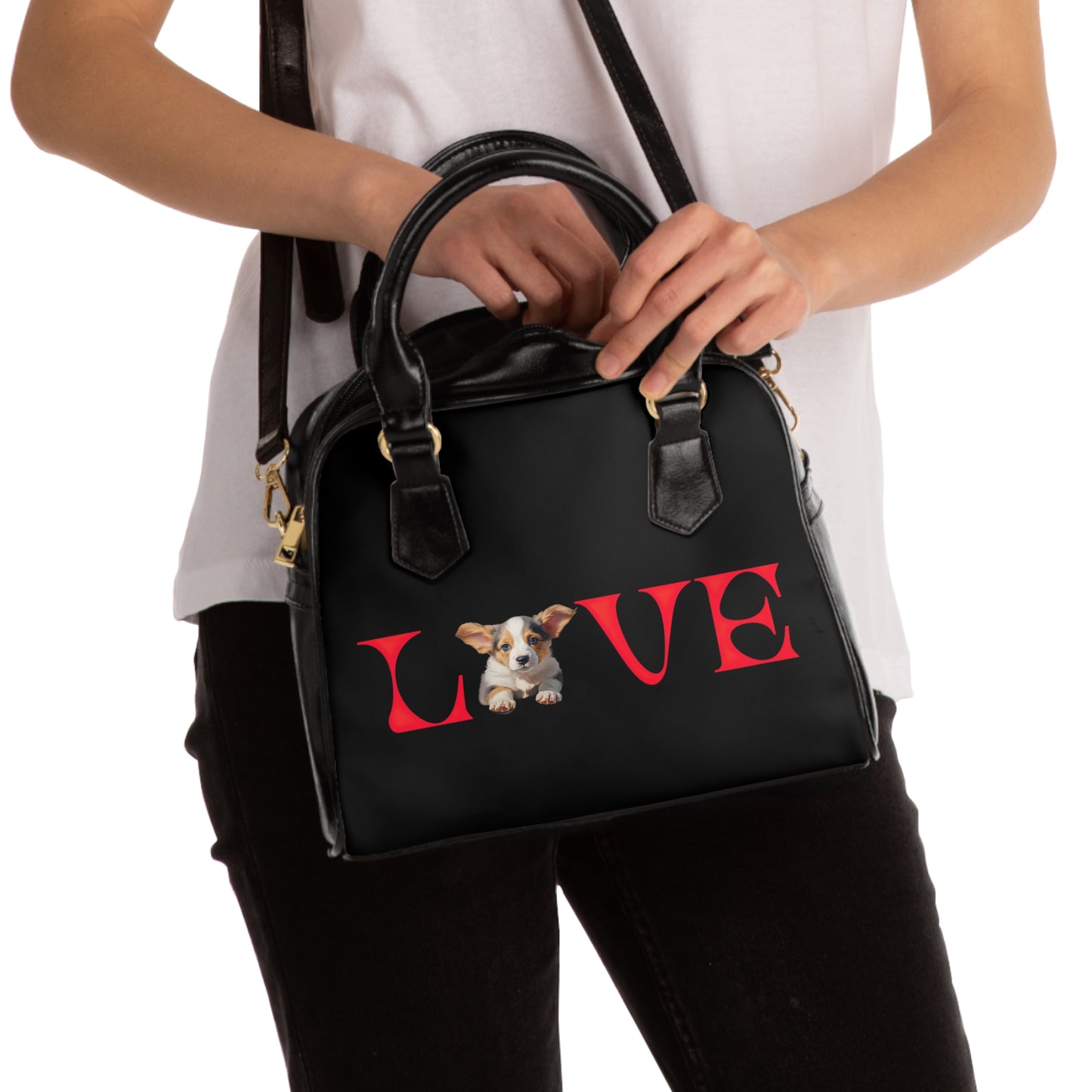 LOVE - Handbag w/Removable Shoulder Strap