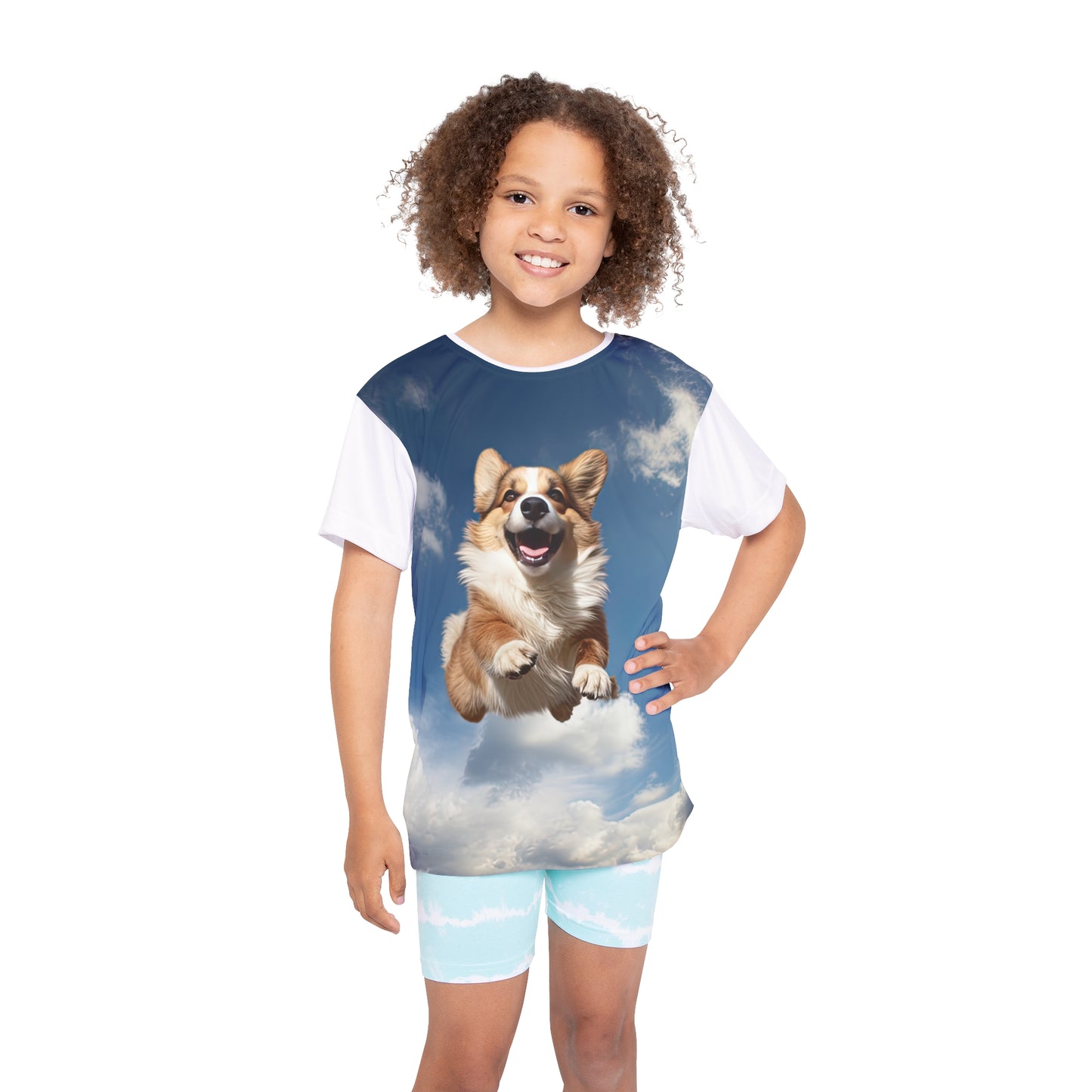 Super Corgi Kid's Sports Tee
