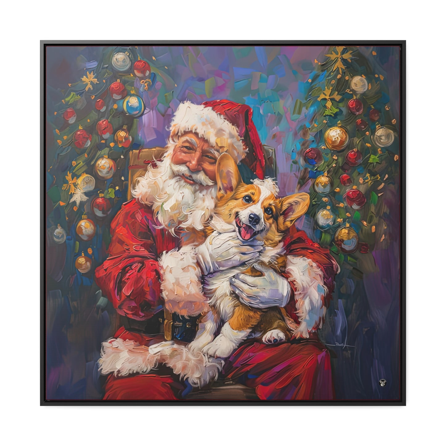 Nice List - Framed on Canvas