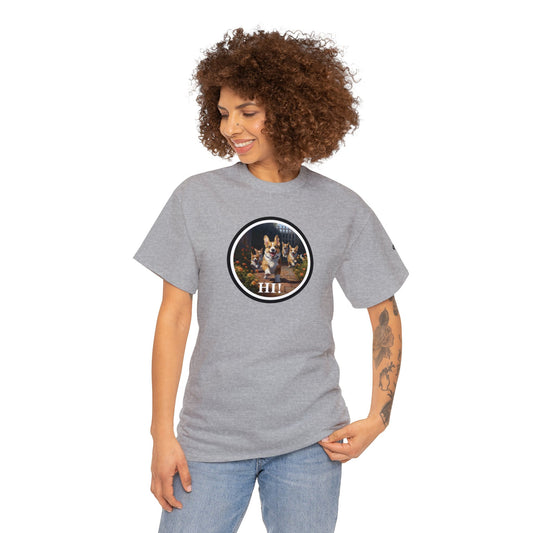 Hi! - Unisex Heavy Cotton Tee