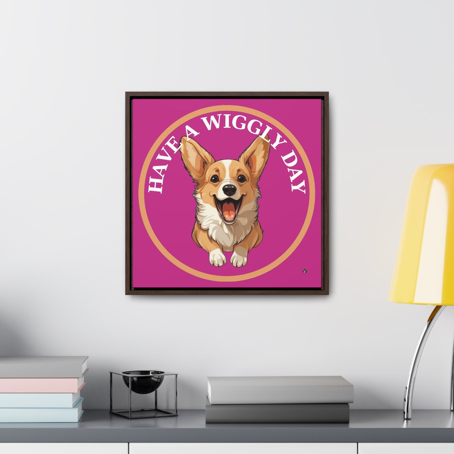 Have a Wiggly Day - Framed on Canvas