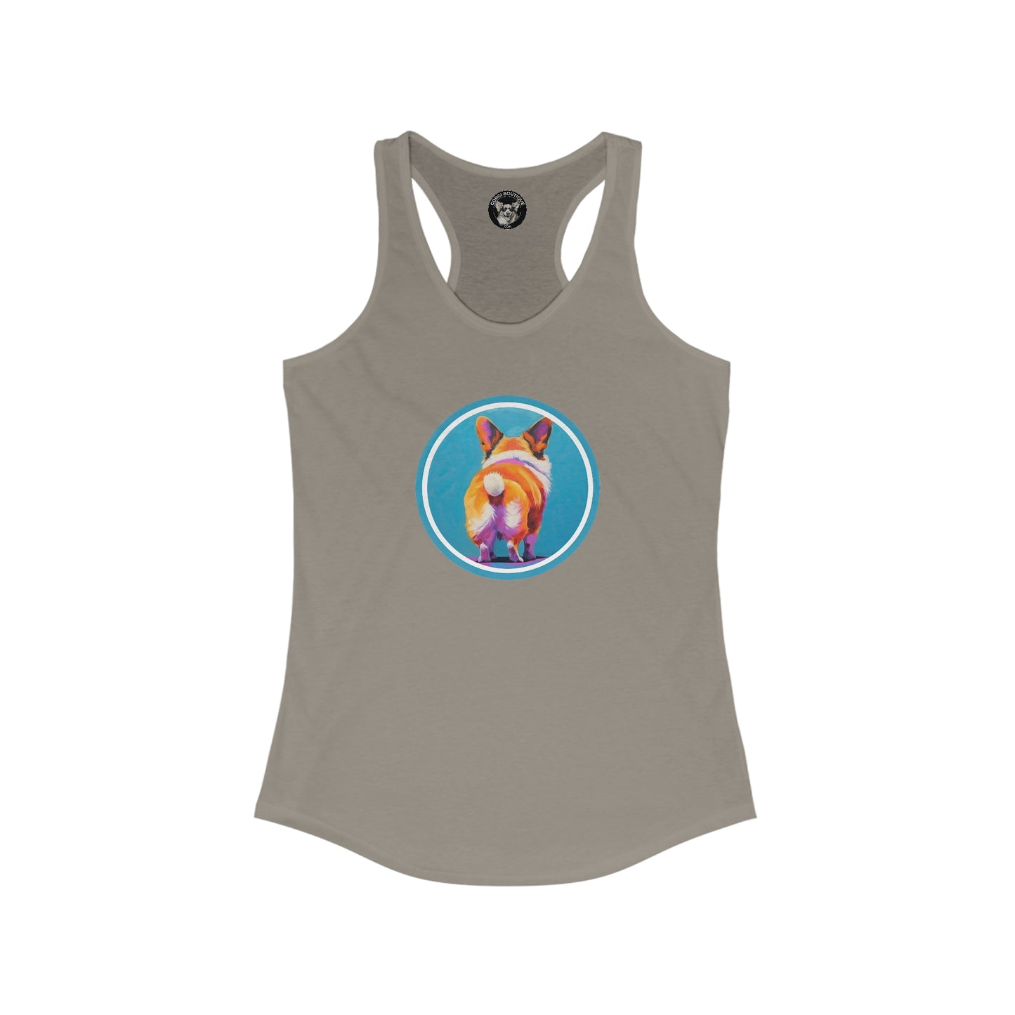 Corgi Butt - Racerback Tank