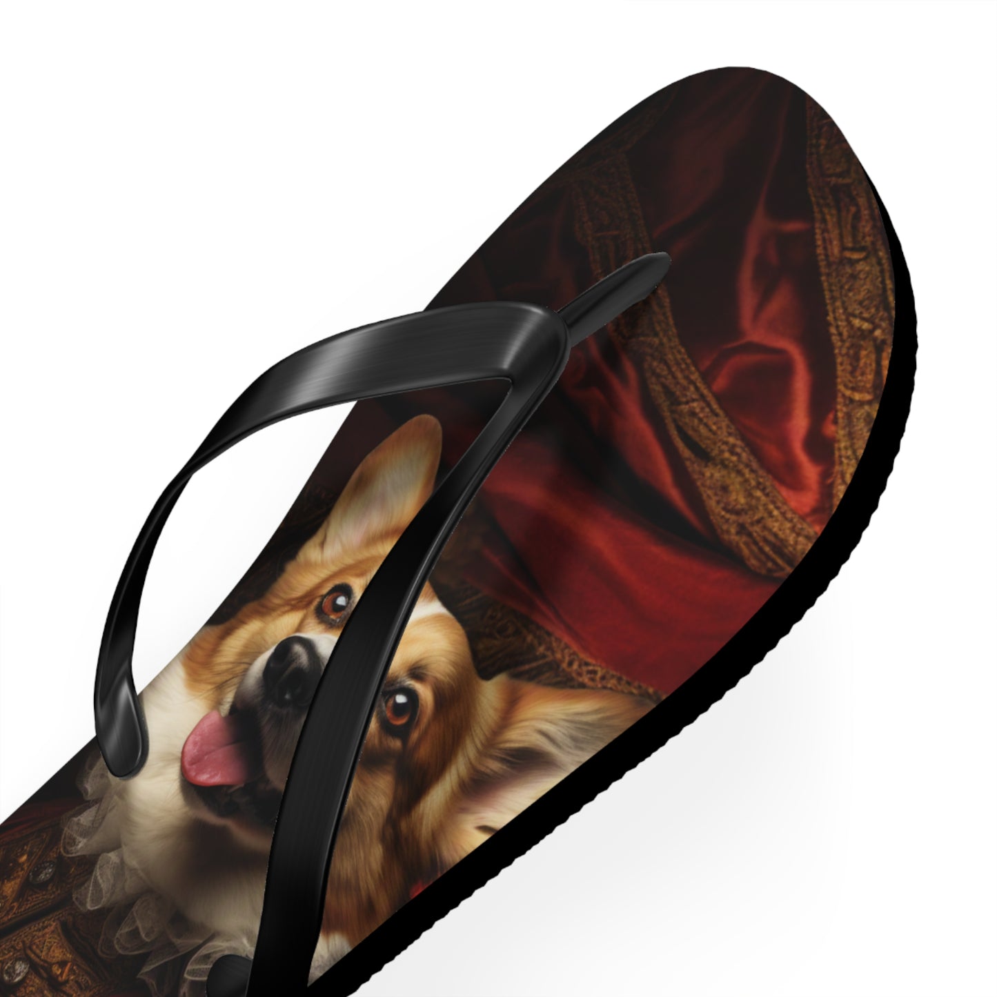 Renaissance Corgi Flip-Flops