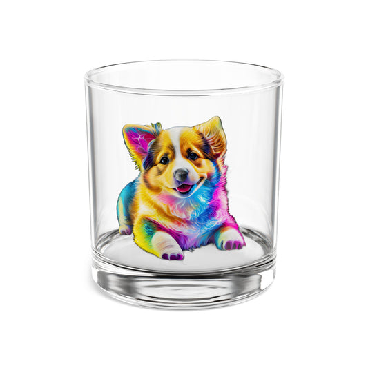 Colorful Corgi - Highball Glass