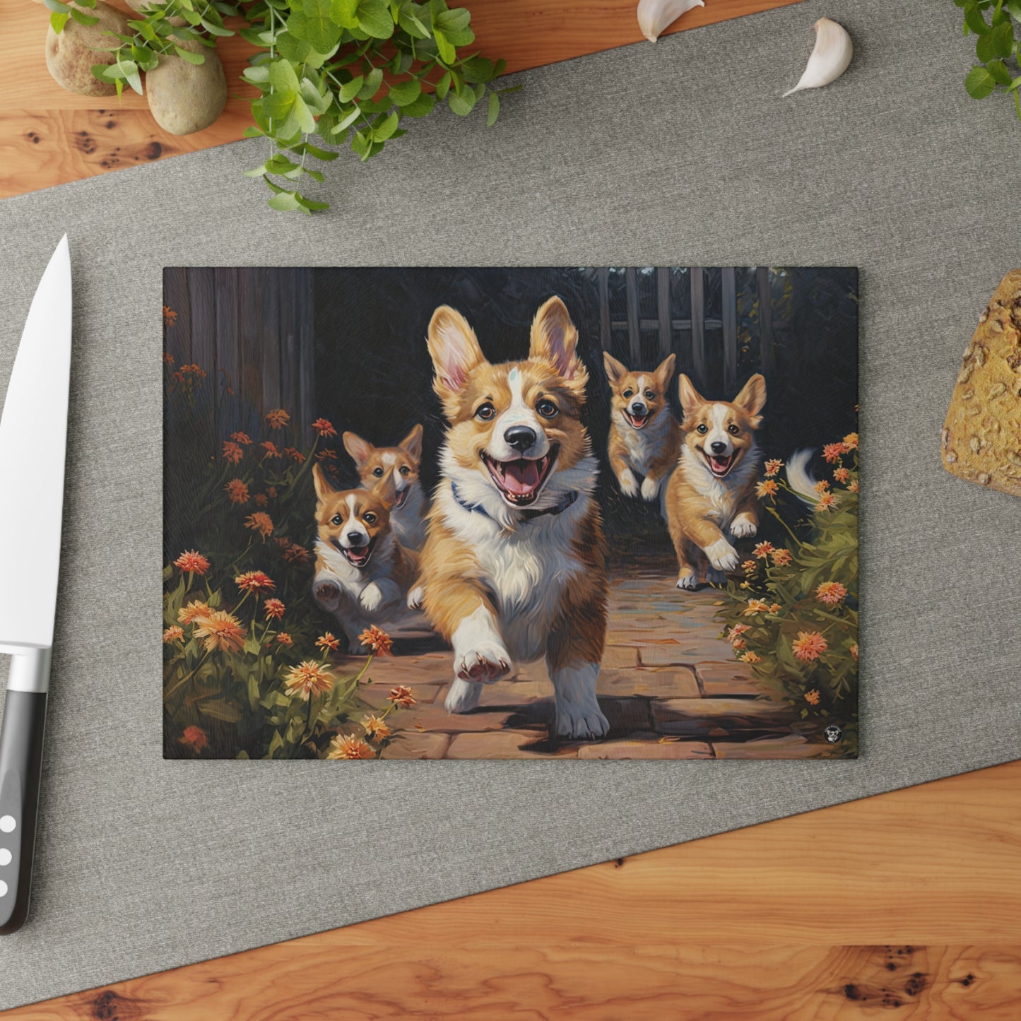 Welcome Home - Glass Cutting Board