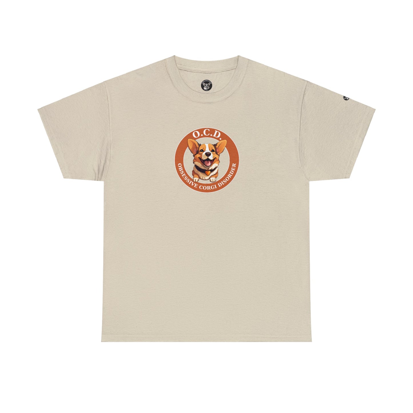 O.C.D. Obsessive Corgi Disorder - Unisex Heavy Cotton Tee