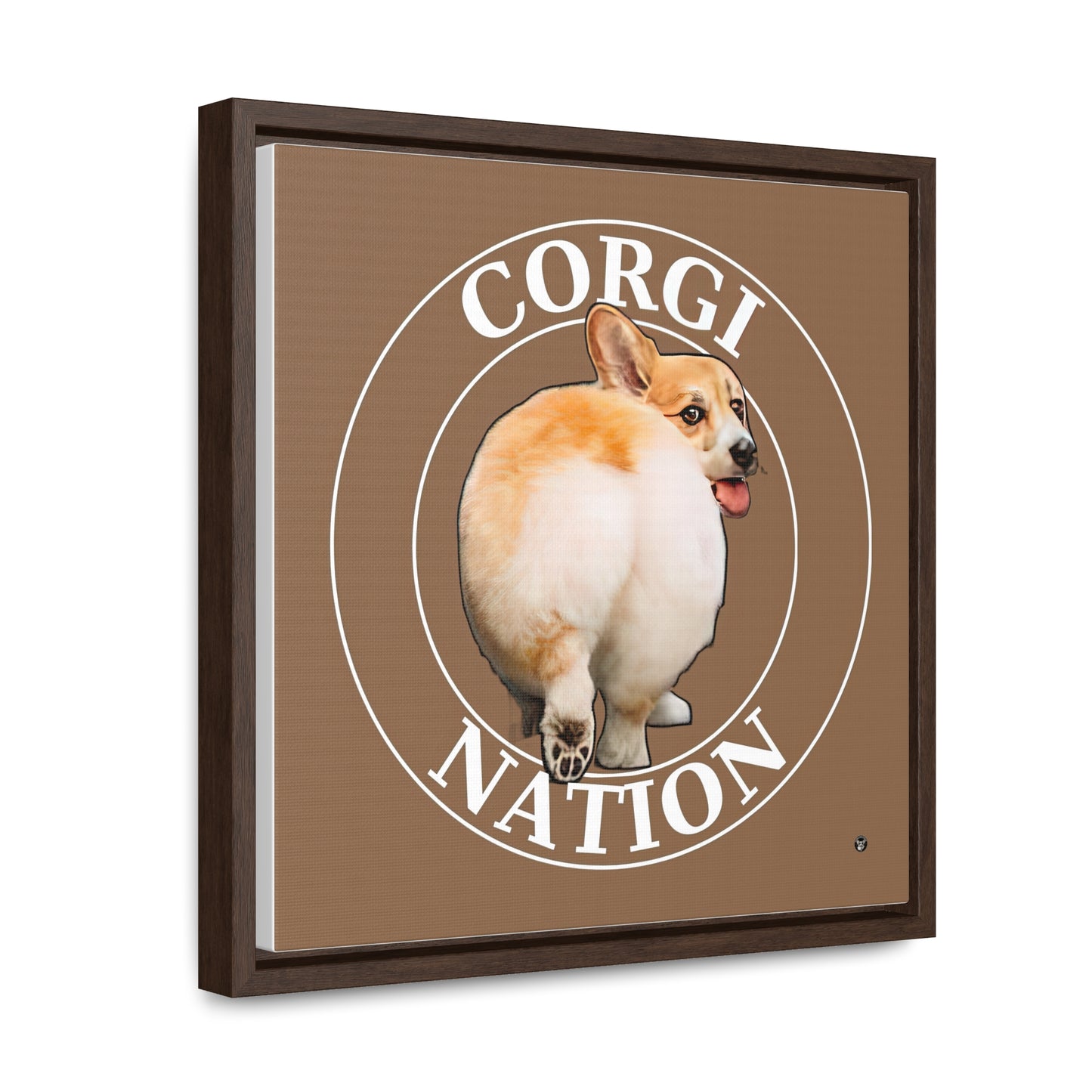 Corgi Nation - Framed on Canvas