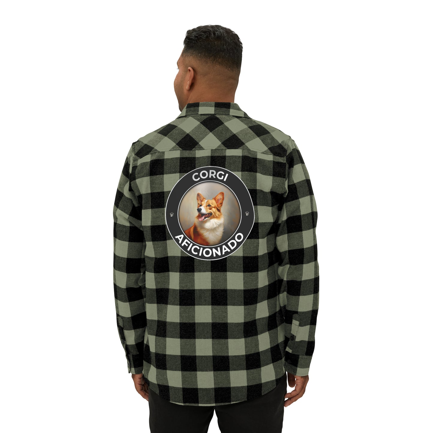 Corgi Aficionado - Flannel Shirt