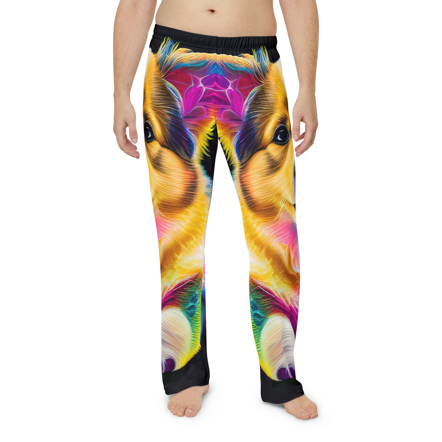 Colorful Corgi - Men's Pajama Pants