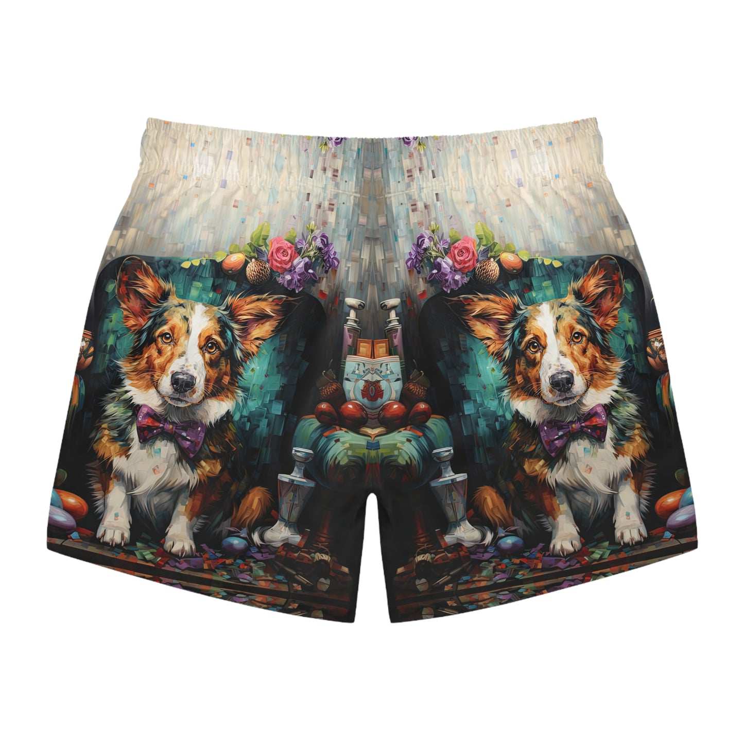 Formal Corgi Swim Trunks