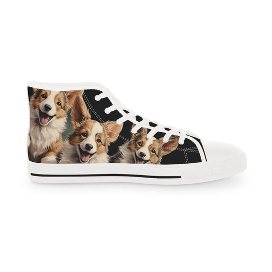 Corgi Crew - Men's High Top Sneakers