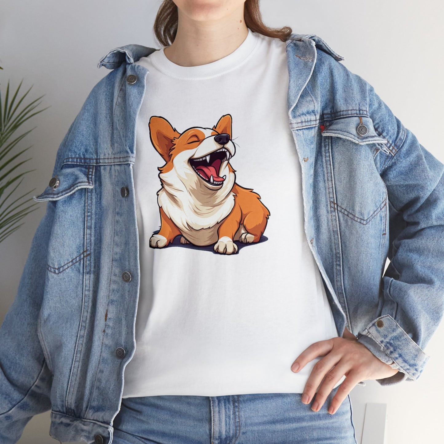 Comical Corgi - Unisex Heavy Cotton Tee
