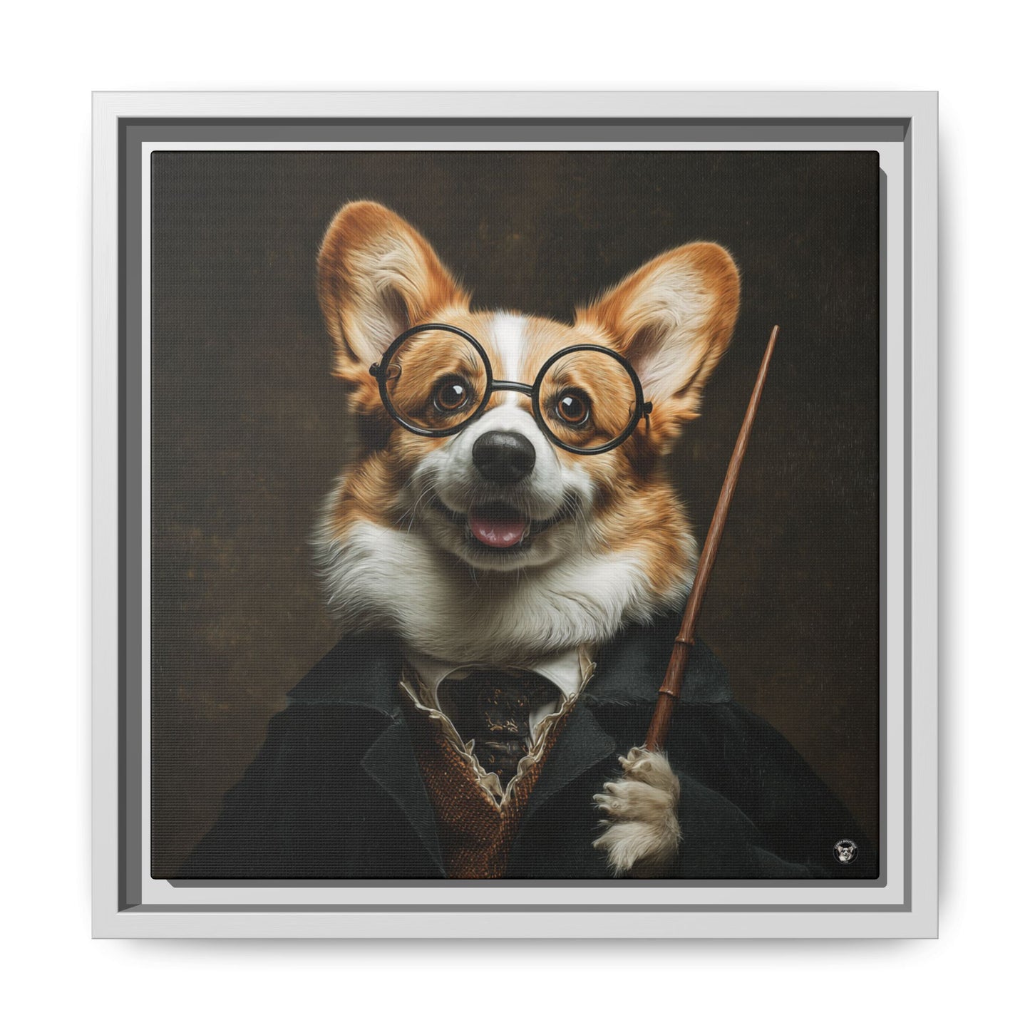 Corgi Potter on Canvas