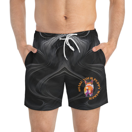 Shake Your Puppy Maker Swim Trunks