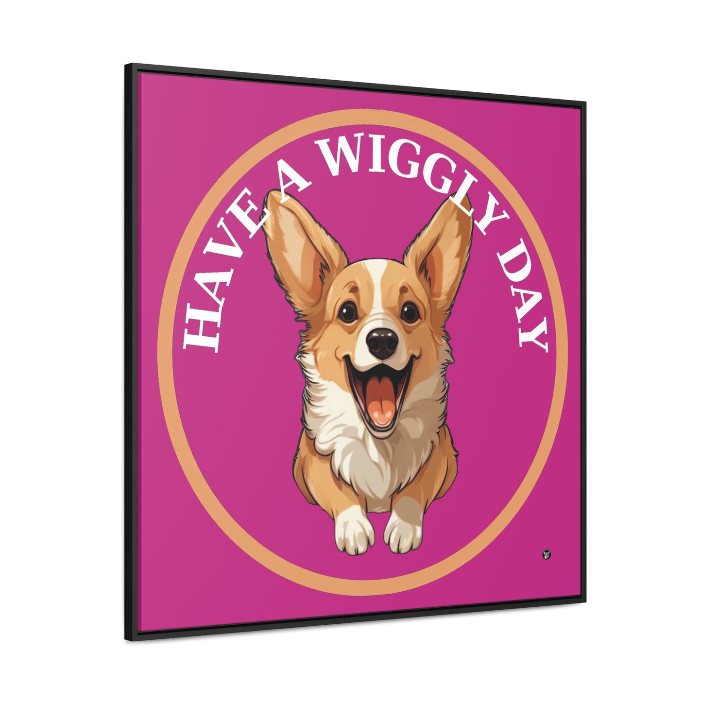 Have a Wiggly Day - Framed on Canvas