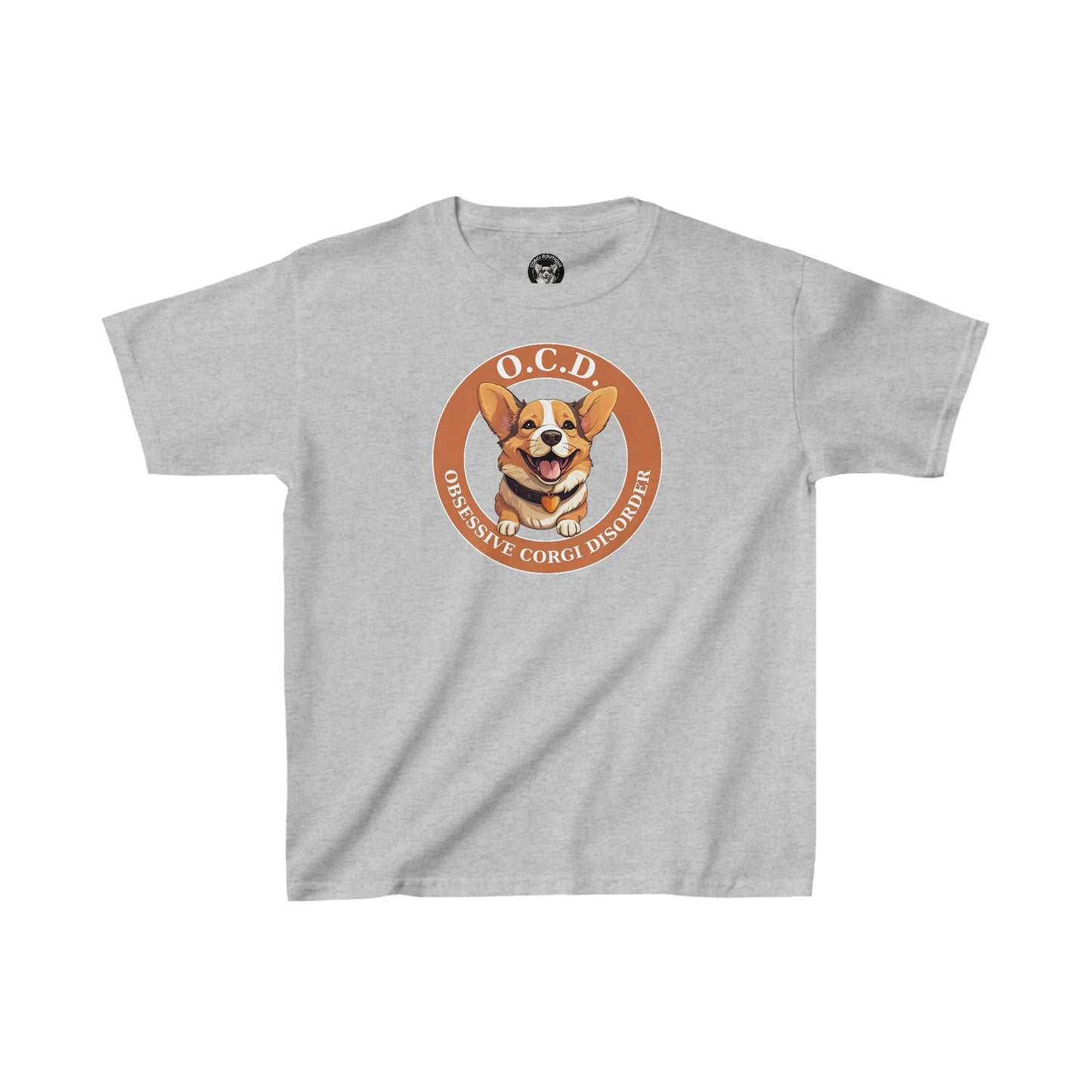 O.C.D. Obsessive Corgi Disorder - Kids Heavy Cotton Tee