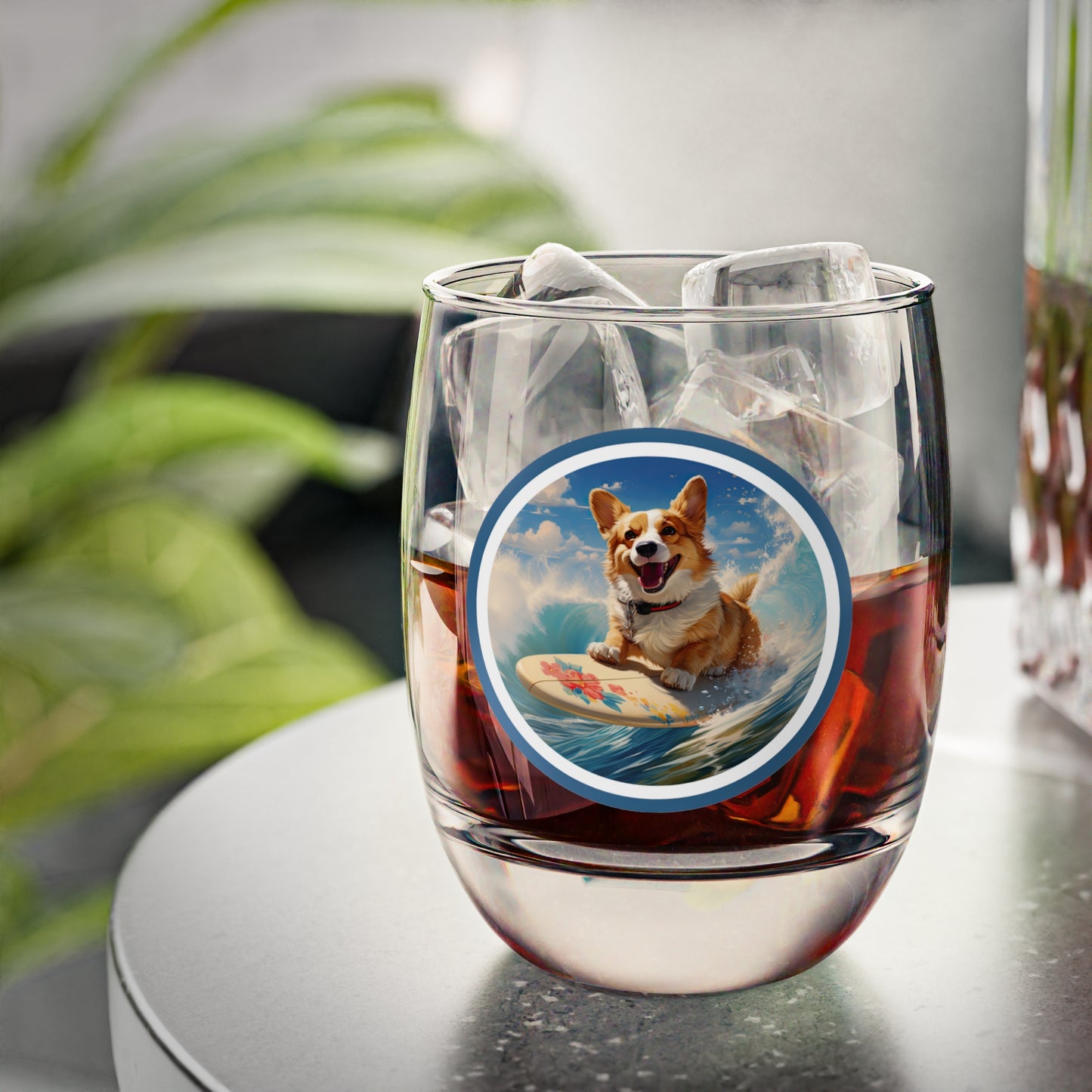 Cowabunga Corgi - Whiskey/Juice Glass