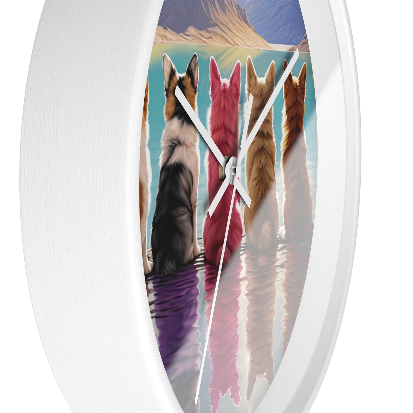 Corgi Lake - Wall Clock