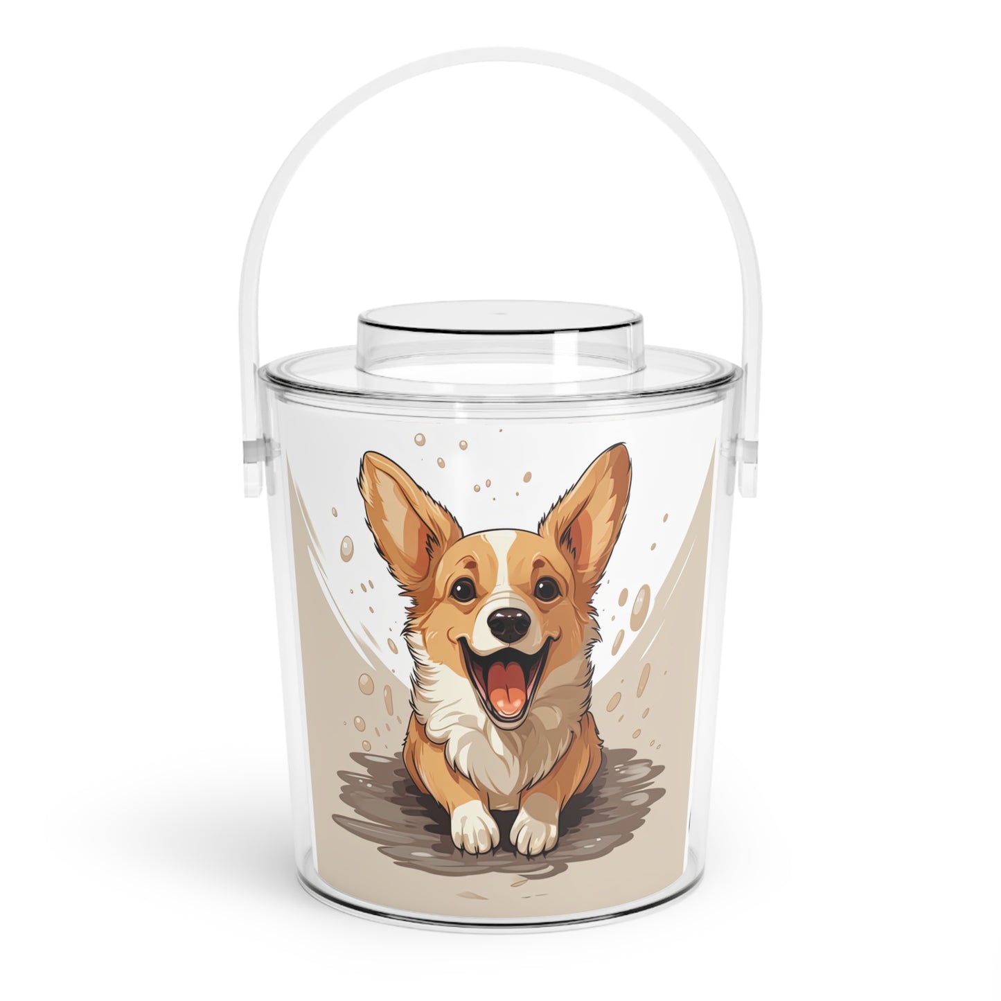 Corgi Cuteness - Ice Bucket with Tongs