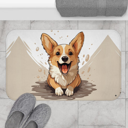 Corgi Cuteness - Bath Mat