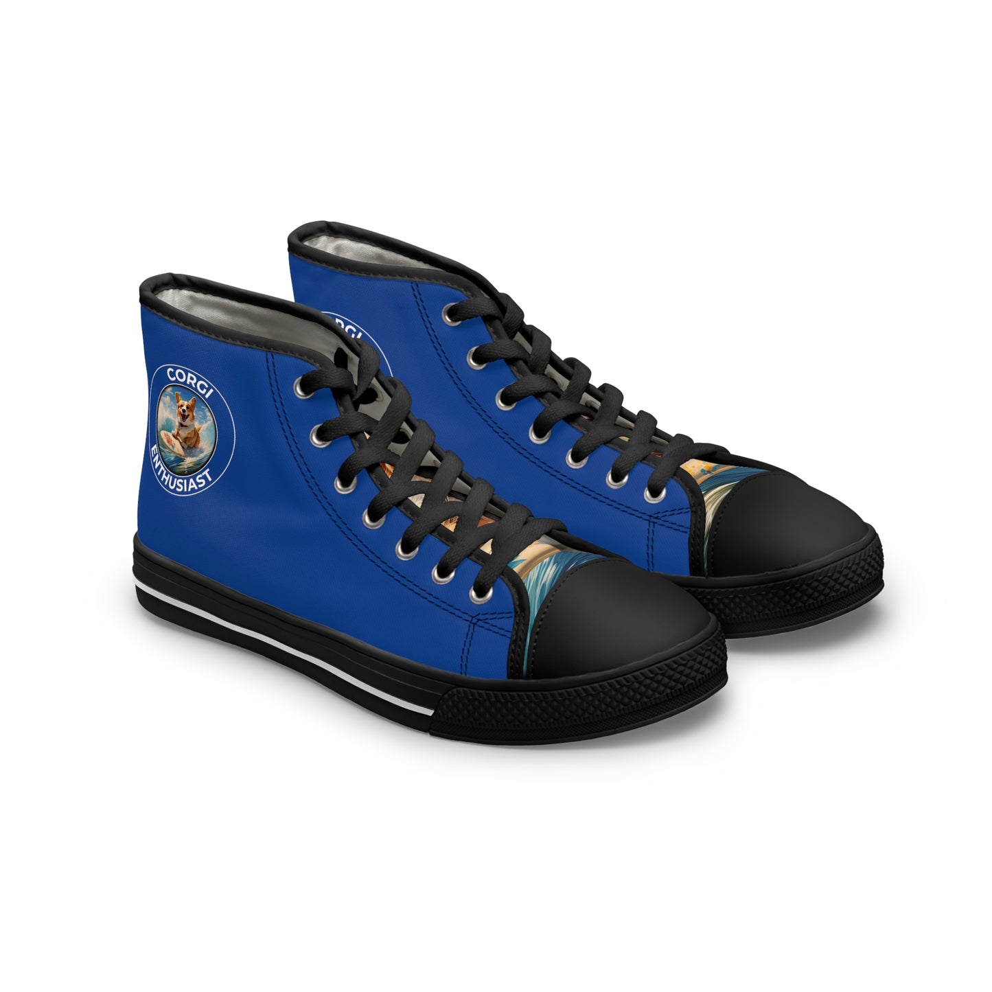 Corgi Enthusiast - Women's High Top Sneakers