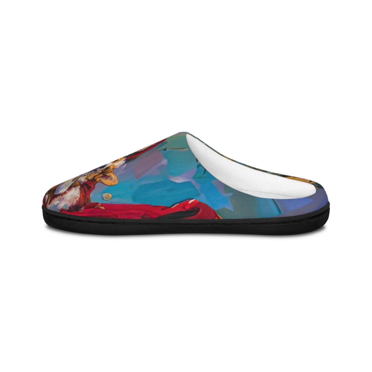 Christmas Corgi Men's Slippers