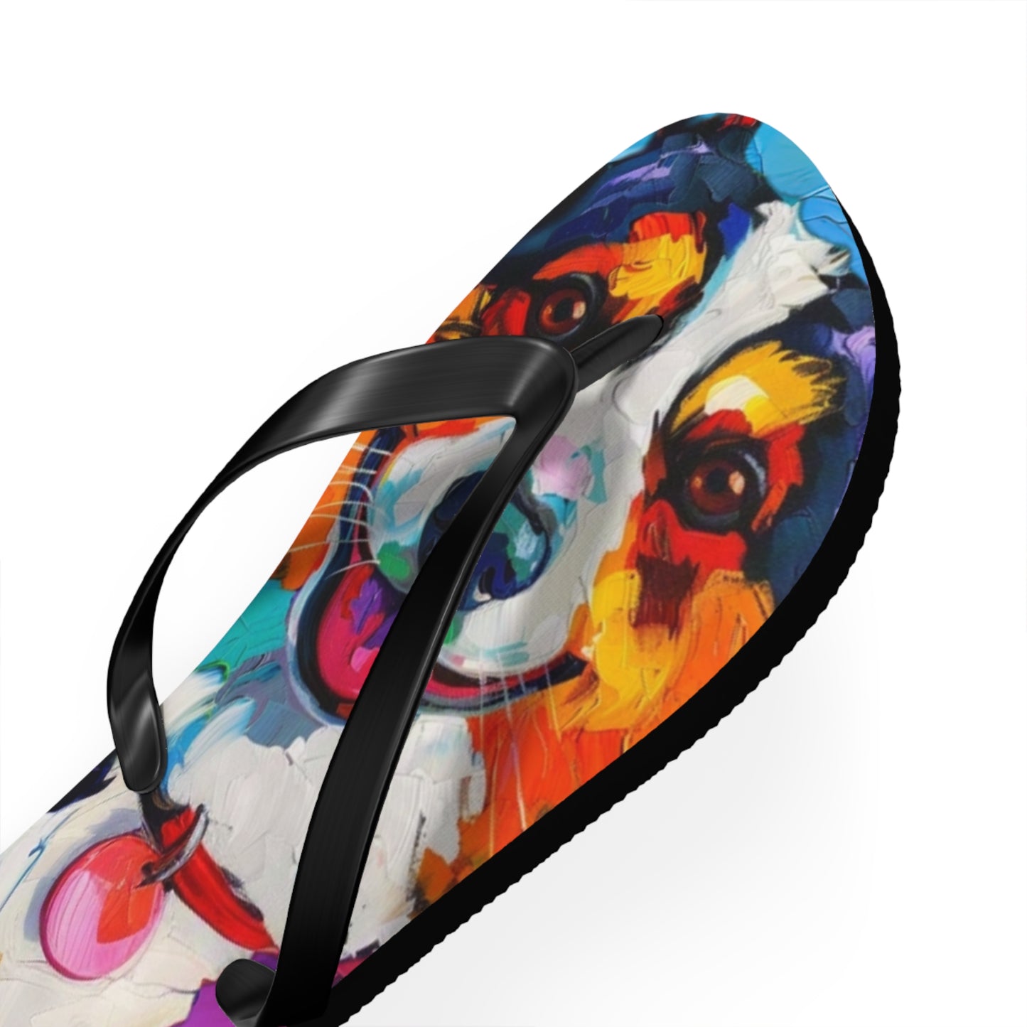 Color Me Corgi Flip-Flops