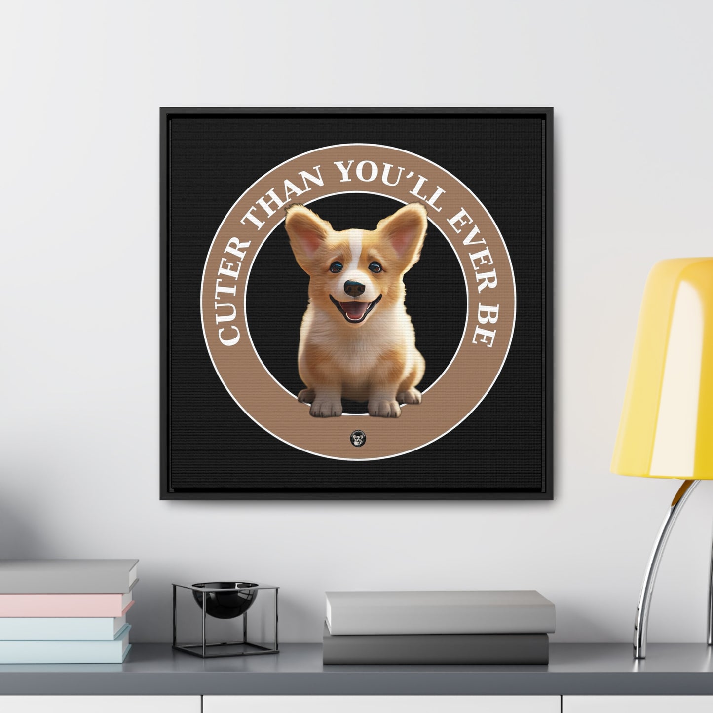 Cuter Than You - Framed on Canvas