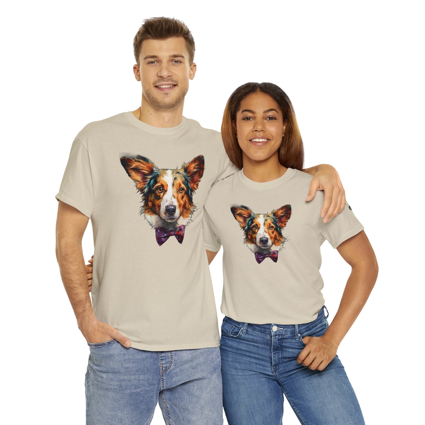 Formal Corgi - Unisex Heavy Cotton Tee