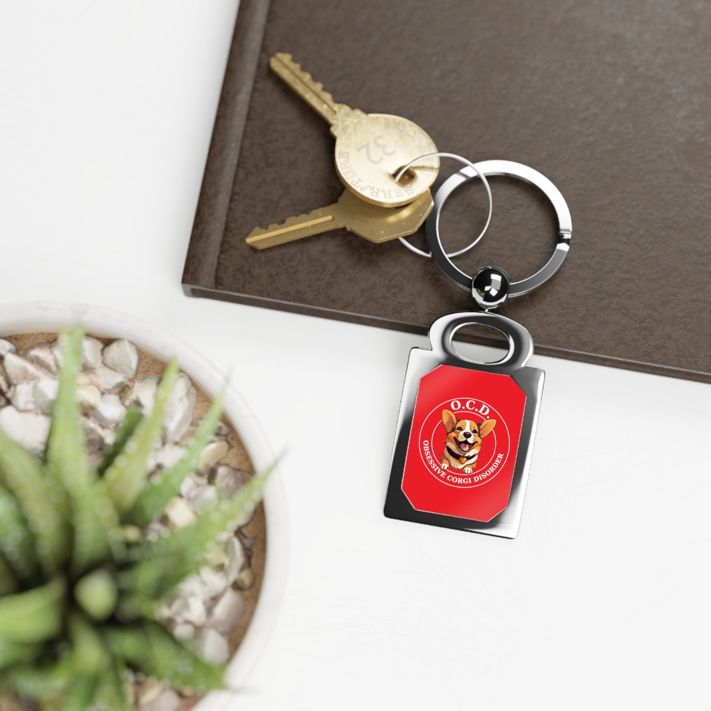 O.C.D. Obsessive Corgi Disorder - Key Ring