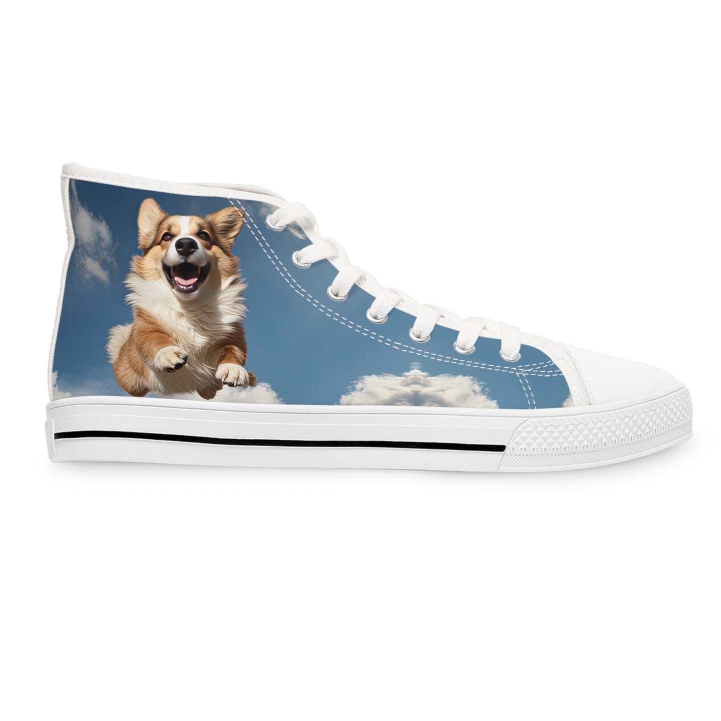 Super Corgi - Women's High Top Sneakers