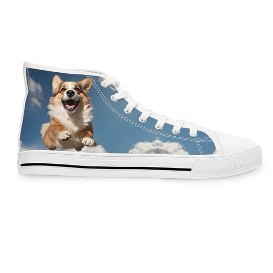 Super Corgi - Women's High Top Sneakers