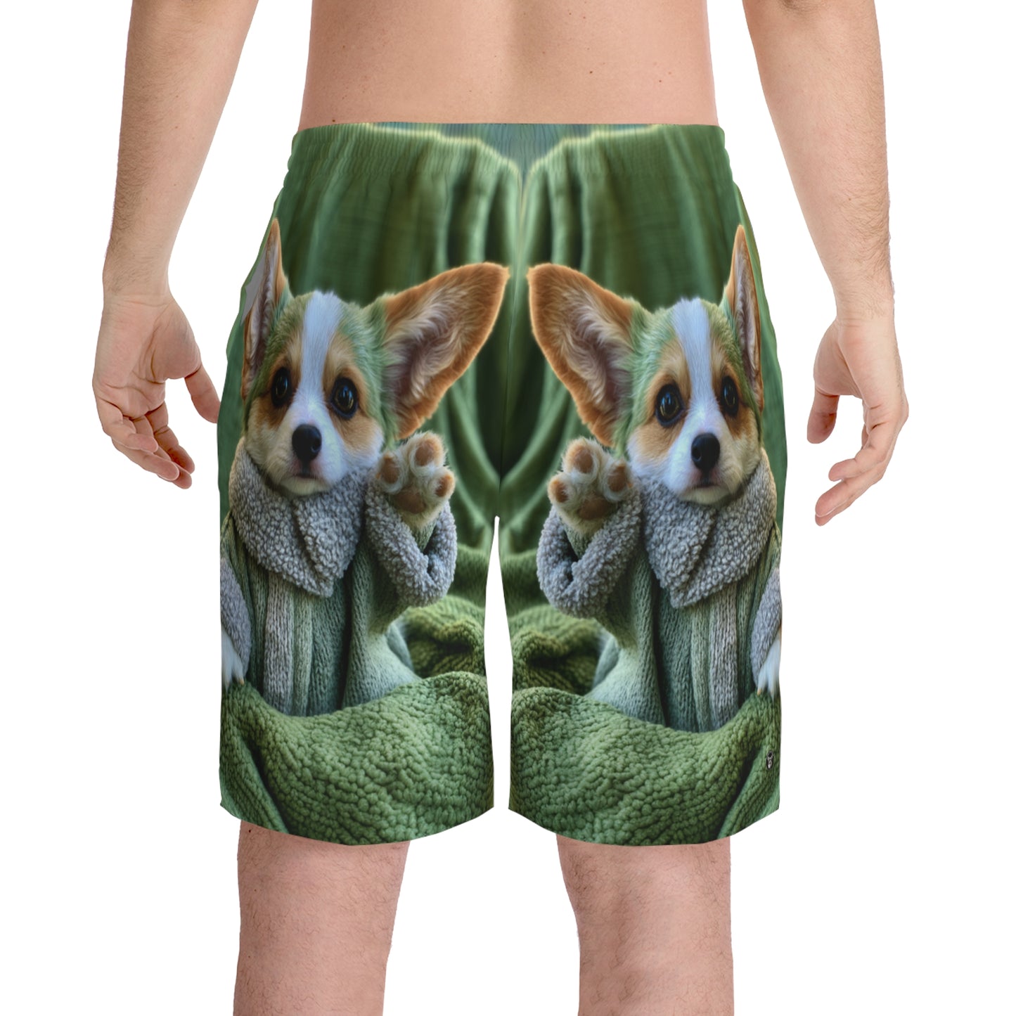 Grogu the Corgi Board Shorts